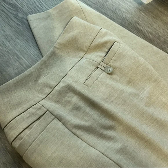The Limited Drew Fit Pants Beige Tan Work Dress Trousers 8 R - Picture 4 of 5